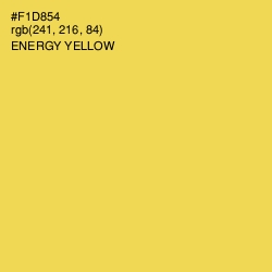 #F1D854 - Energy Yellow Color Image